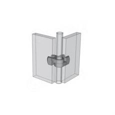 BLOCK 25, spojka duál kloubová, chrom