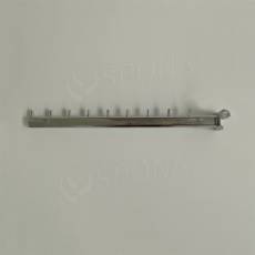 VARIANT vodopád, 9 kolíčků, délka 400 mm, rovný, chrom (AC)