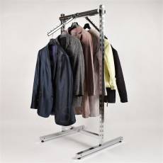 FOUR stojan, oboustranný, šířka 663 mm, výška 1500 mm, chrom