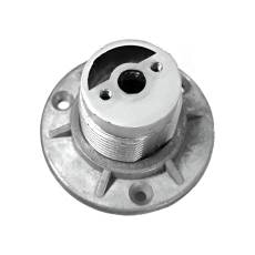 SPOT 25, úchyt do panelu kulatý s průchodkou pro kabel, mat chrom