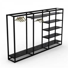 BIGSHOP KIT 08, 1072 x 442 x 1850 x 182,5 mm, antracit