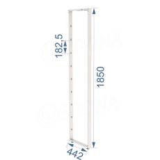 BIGSHOP rám, 442 x 1850 x 182,5 mm, matná bílá