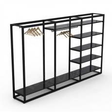 BIGSHOP KIT 08, 672 x 442 x 1850 x 182,5 mm, matná černá