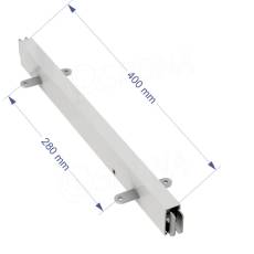 BIGSHOP středový držák police, délka 400 mm, antracit