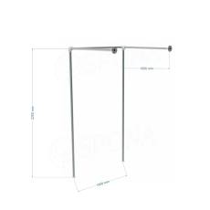 IDROSHOP, KIT 10 modul pro převlékací kabinku, šířka 100 cm, výška 220 cm, pozink