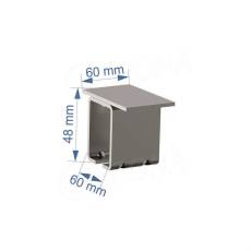 CUADRO, 9632 úchyt pro závěsný systém na strop, chrom