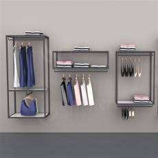 CUADRO, 9680A, rám police na stěnu 442 x 392 x 300 mm, antracit