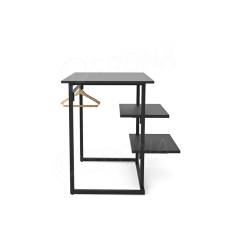 TRIPLO, 9381B KIT stolek s policemi, 90 x 60 cm, výška 90 cm, černý