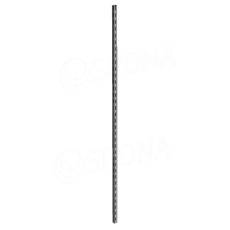 PANORAMA 106, hranatá stojina 25 x 25 mm, výška 1800, chrom