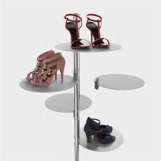 ROUND, pár kruhových polic, průměr 300 mm, antracit