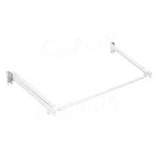 SUSPANCE, pár držáků polic s věšákovou tyčí, 900 x 350 mm, bílá