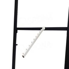 SUSPANCE, vodopád, 10 kolíčků, délka 400 mm, sklon 25°, bílý