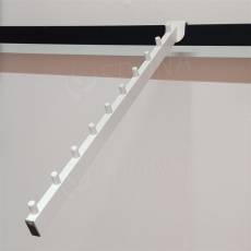 SUSPANCE, vodopád, 10 kolíčků, délka 400 mm, sklon 25°, bílý