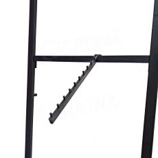 SUSPANCE, vodopád, 10 kolíčků, délka 400 mm, sklon 25°, černý