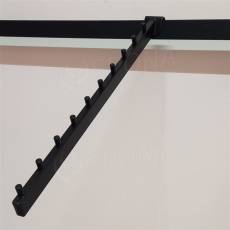 SUSPANCE, vodopád, 10 kolíčků, délka 400 mm, sklon 25°, černý