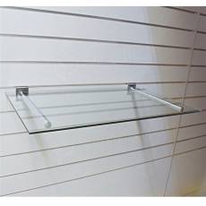 SLAT držák polic kulatý profil 340 mm, pár, chrom