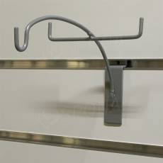 SLAT držák brýlí, kovový, šedá barva RAL 9006