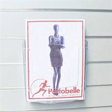 SLAT reklamní kapsa A4, na výšku, akrylát