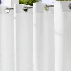 Závěs do převlékací kabinky, 140 x 250 cm, ZITA, bílý