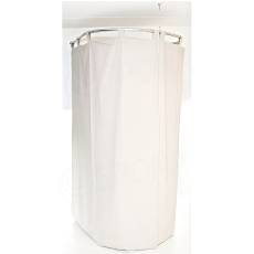 Převlékací kabinka, typ 800, 980 x 980 mm, chrom