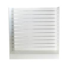 Gondola H 12/13, oboustranný SLAT, 124 x 136 cm, bílá