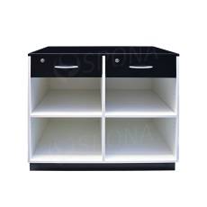 Pult BASIC 70 komplet prodejní 98 x 93 x 71 cm, bílé + černé LTD