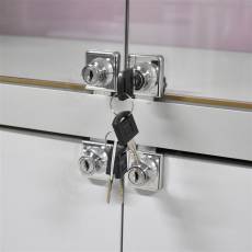 Vitrína Vitro-Al 102kabin, 100x40x198 cm, bílá