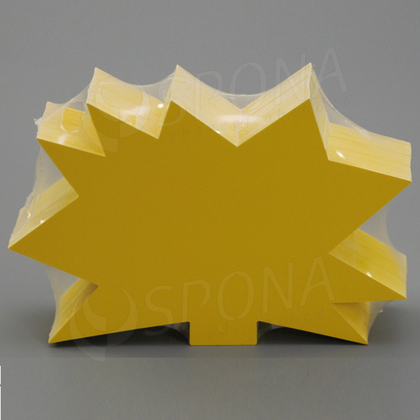 Visačky DREAMER Ježek 120 x 80 mm, žluté, 90 ks