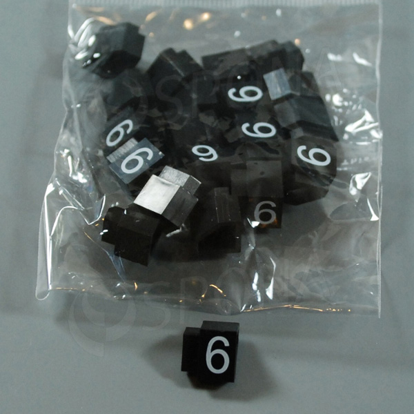 Cenovky Q 3, 6 x 9 mm, náhradní číslo 