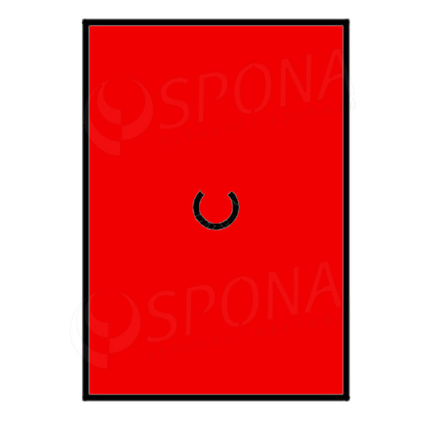Etikety do kleští, typ MOTEX, rovné, 16 x 23 mm, červené, 870 ks