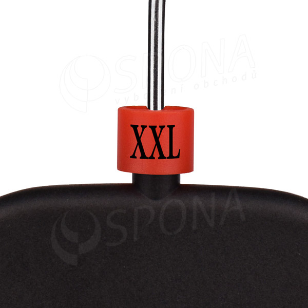 Minireitery, označení "XXL", červená barva, černý potisk, 25 ks