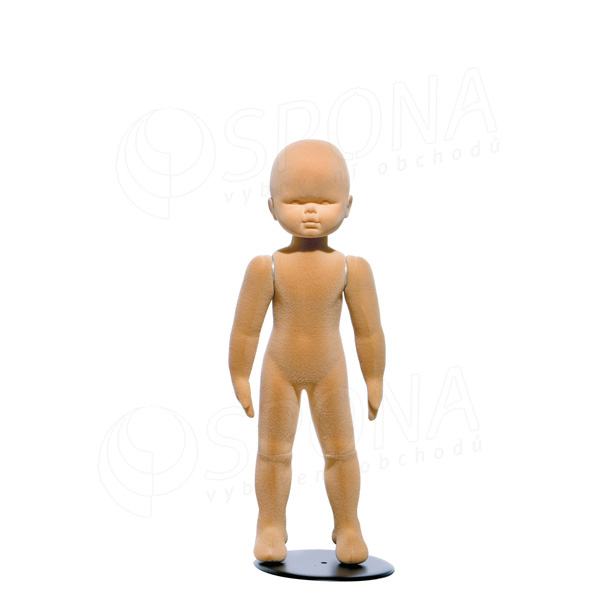 Figurína dětská FLEXIBLE 9 měsíců, prolis, tělová, flok, bez podstavce