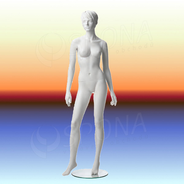 Figurína dámská ADRIANA 02, prolis, bílá matná