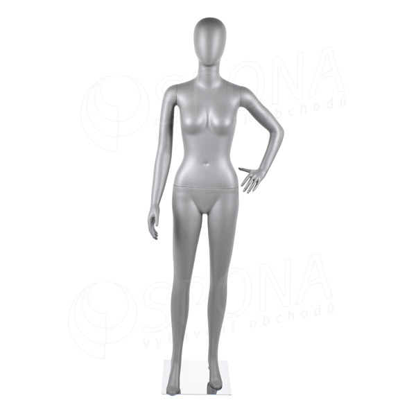 Figurína dámská SAMANTA 03, matná šedá