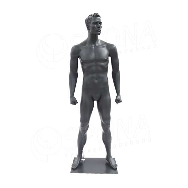 Figurína pánská SPORT 02, antracit