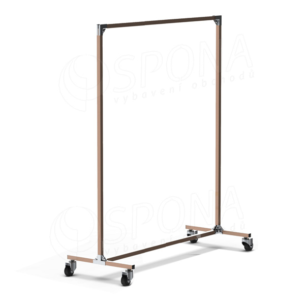 Štendr PRIMO KIT 1C, šířka 120 cm, výška 150 cm, bronz a chrom