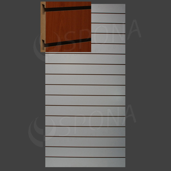 SLAT ART drážkový panel 120 x 240 cm, 15 drážek, rozteč 15 cm, bez insertů, ořech (noce)