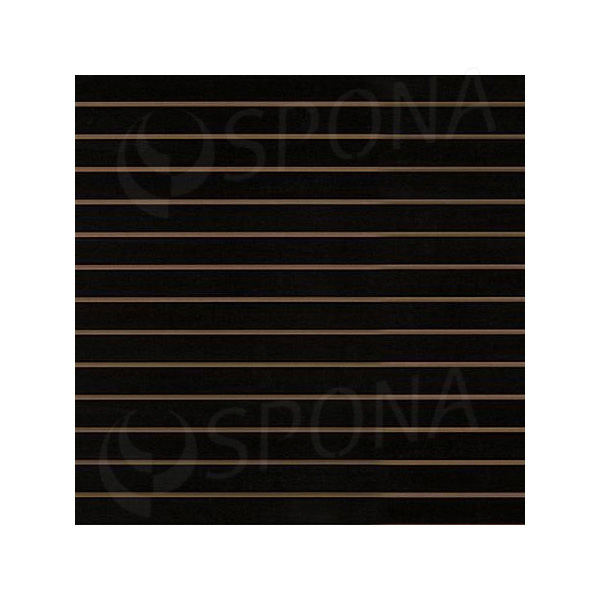SLAT DREAM panel 120,5 x 122 cm, 11 drážek v rozteči 10 cm, bez insertů, černý (black)