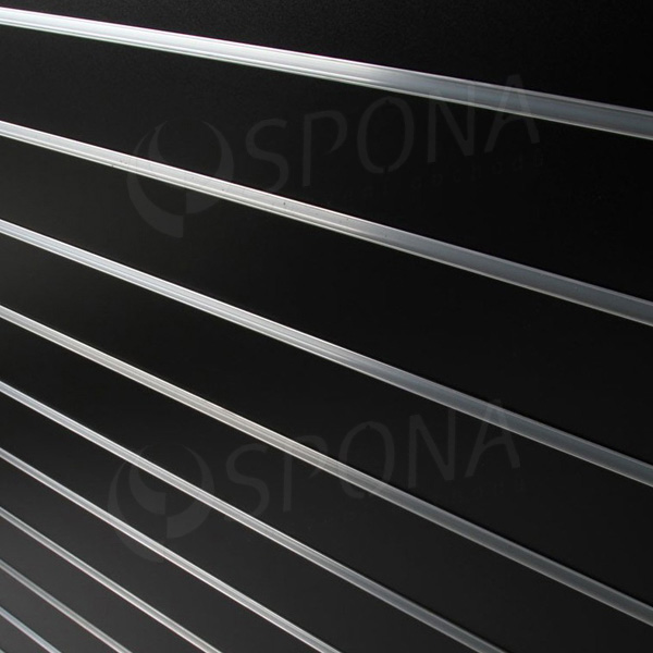 SLAT DREAM panel 120,5 x 122 cm, 7 drážek v rozteči 15 cm, bez insertů, černý (black)