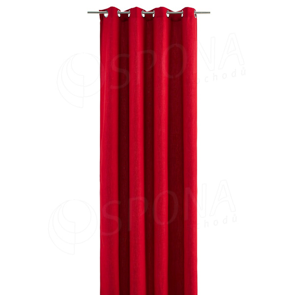 Závěs do převlékací kabinky, 140 x 245 cm, červený