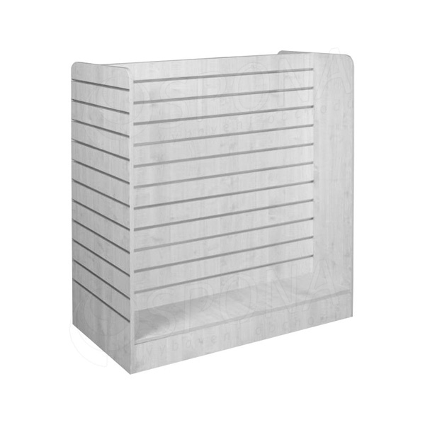 Gondola typ H, SLAT FIX panel, 125x60x128 cm bílá