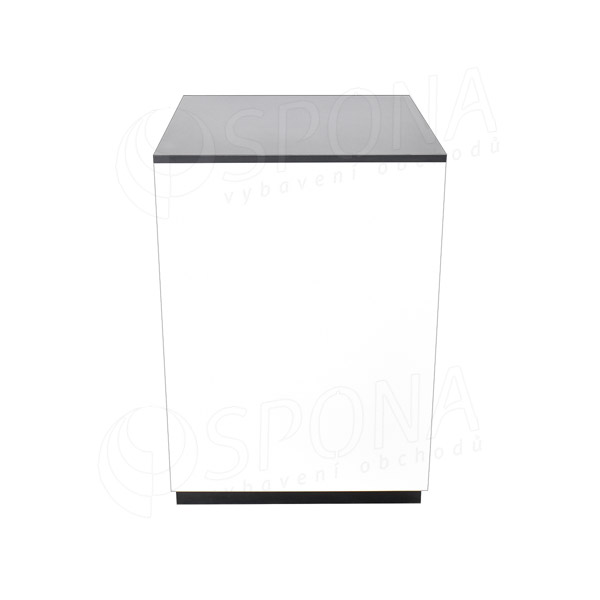 Pult BOX komplet prodejní 62 x 93 x 65 cm, bílé + černé LTD