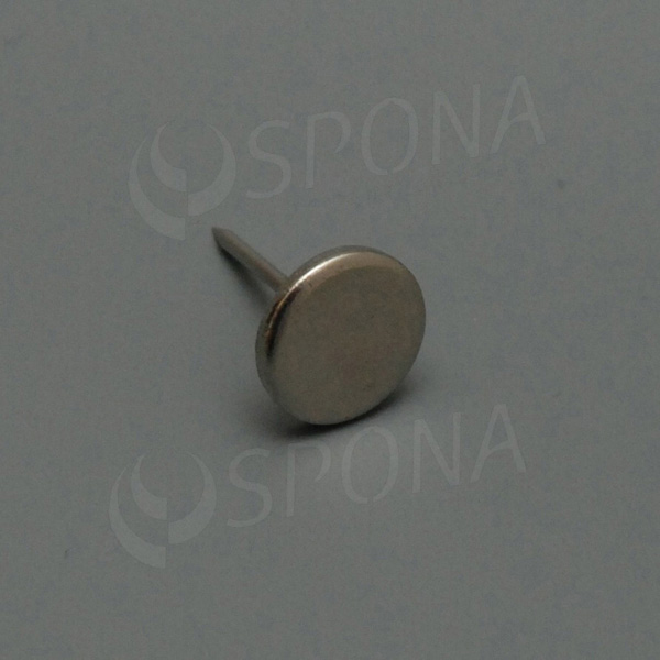 Bezpečnostní pin kovový, plochý hladký, 16 mm