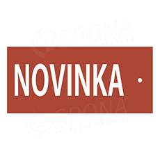 Papírové visačky, typ 50105, 105 x 48 mm, potisk "NOVINKA", červené, 100 ks