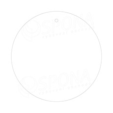 Papírové visačky DREAMER průměr 80 mm, bílé, 80 ks