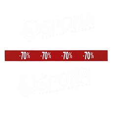 Papírové cenovky regálové, pruh SKONTO -70% / 40 ks