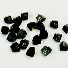 Cenovky Q 2D, 4 x 6 mm, náhradní číslo 