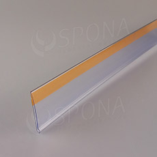 Cenovková lišta samolepicí, 40 x 1250 mm, průhledná