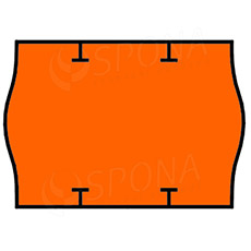 Etikety do kleští, typ START PRIX, zaoblené, 26 x 18 mm, oranžové, 1000 ks