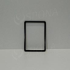Plastový rámeček na plakáty, typ M, formát A5, 148 x 210 mm, tloušťka 8 mm, černý